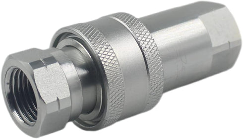 1-Set 1/2" NPT ISO5675 Ag Hydraulic Quick Connect Coupling with Dust Cap, Pioneer Type