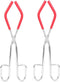 Lab Beaker Tongs, 9.8in Length with Rubber Coated Ends for 50mL - 1000mL Capacity Beaker