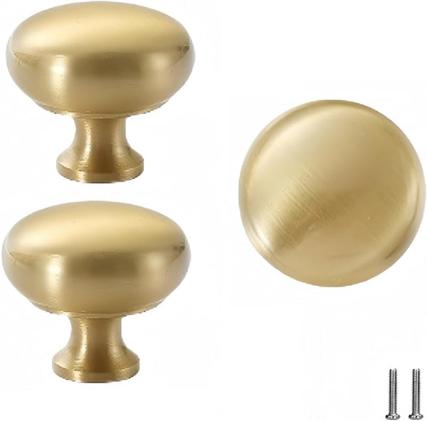 SANCHAKOU Cabinet Knobs Pulls 2Pcs Brass Cabinet Wine Cabinet Drawer Handle Bedside Table