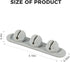 TFZUJDS Magnetic Silicone Cable Clips with No-Residue Strong Adhesive Desk, Under-Desk, Nightstand, Wall, Car, Office