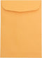 JAM PAPER Open End Catalog Envelopes - 7 1/2 x 10 1/2 Brown Kraft Manila - 100/Pack