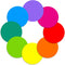 Dry Erase Circles - 8 Colorful Dot Stickers, 11.8 Inch Removable Wall Decal for Classroom Guided Reading