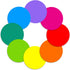 Dry Erase Circles - 8 Colorful Dot Stickers, 11.8 Inch Removable Wall Decal for Classroom Guided Reading