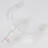 stonylab Glass Vacuum Receiving Adapter, Borosilicate Glass Distillation Apparatus with 24/40 Standard Joint