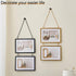 Picture Hanging Kit, Push Pins, Double Headed Thumb Tacks for Wall Hooks, 20 Pack, Black