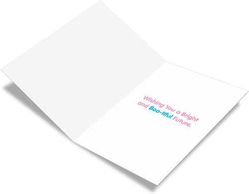 The Best Card Company Graduation Greeting Card with Envelope - Congratulations Graduate Notecard, School, College