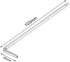 uxcell Long Tamper Proof Torx Star Key Bit Wrench L-Shape Nickel Plated T20 by uxcell