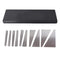 Angle Block Set 1-30 Degree Machinist Tools, 10 Pack Set for Lathes Milling Ground Gauge Calibration