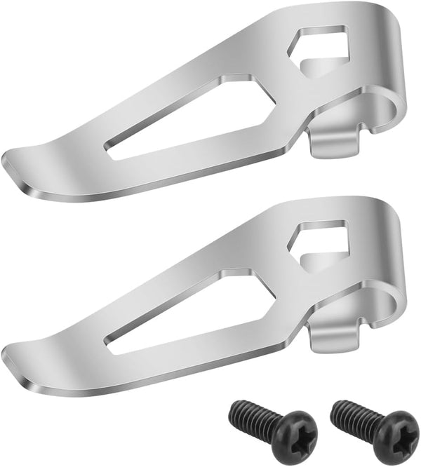 Belt Clips for Milwaukee, 2pcs 42-70-0490 Drill Tool Clips Hook Kit with Screws for Power Tools