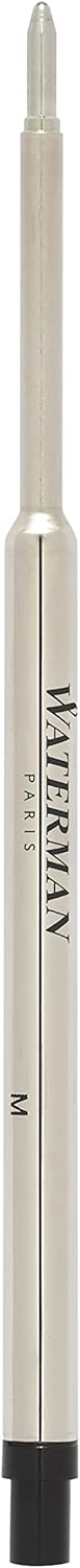 Waterman Ink Refill, Medium Point, Black for Ballpoint Pens (834254)