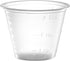 Disposable Medicine Cups, 100 Count - 1 oz Sturdy Plastic Measuring Cups for Pills, Liquid Medication & Mixing