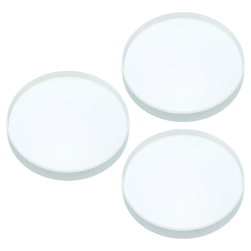 PATIKIL 4" (100mm) Focal Length Double Concave Lens, 3 Pack 40mm Diameter for Physics Experiment, Clear