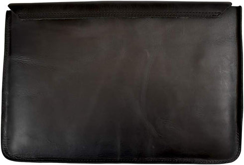 Hide & Drink Vintage Folder Document Holder, A5 Binder, Full Grain Leather, Handmade File Case, Envelope Portfolio
