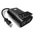Z-Wave Dual Smart Outlet, Outdoor Z-Wave Smart Plug, Waterproof Dual On/Off Socket, Compatible with SmartThings, Alexa