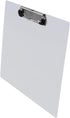 Officemate Aluminum Coated Plastic Clipboard, Landscape Size 11 x 8.5, Low Profile Clip, Silver