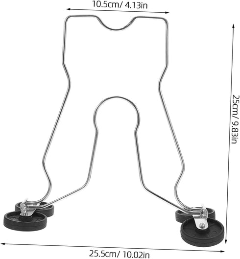 Homoyoyo Hanging Bookend Bookends Desk Magazine Storage Cookbook Shelf Bookshelf Ends Metal Book Ends File Folder