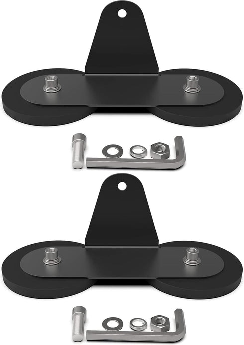 2PCS LED Bar Strong Magnetic Mounts, Universal Magnetic Base Light Mount Rubber