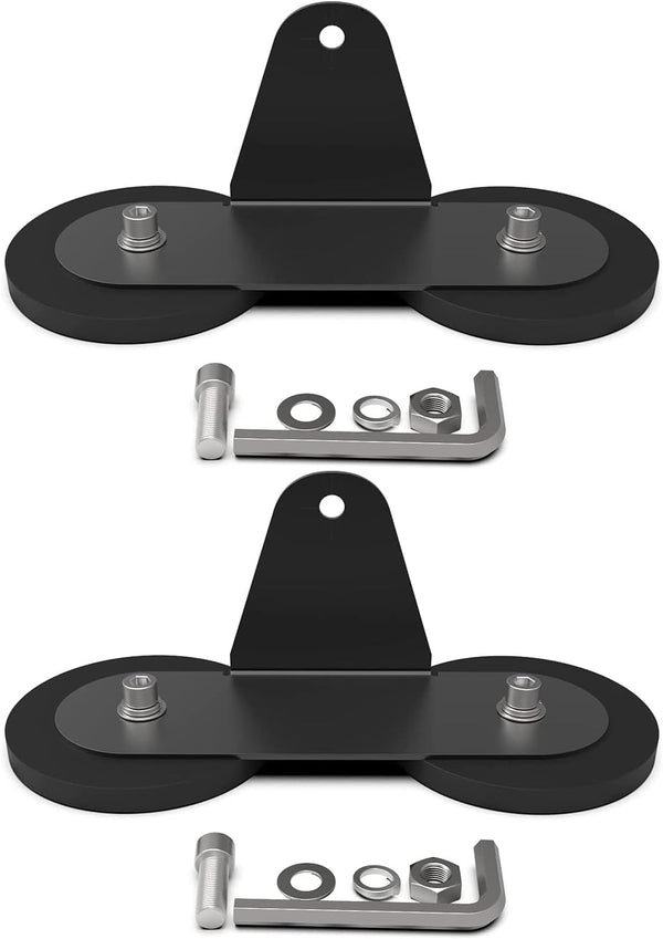 2PCS LED Bar Strong Magnetic Mounts, Universal Magnetic Base Light Mount Rubber