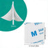 AurDo 100Pcs Tape,27 27mm Album Double Sided Tape Heavy Duty Square Mounting Foam Strong Adhesive Pads,Suitable