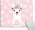 Smooffly Funny Quote Mouse Pad, Cute Llama Design Non-Slip Rubber Gaming Mousepad for Computers