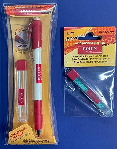 Bohin Mechanical Chalk Pencil with Green Leads by Bohin