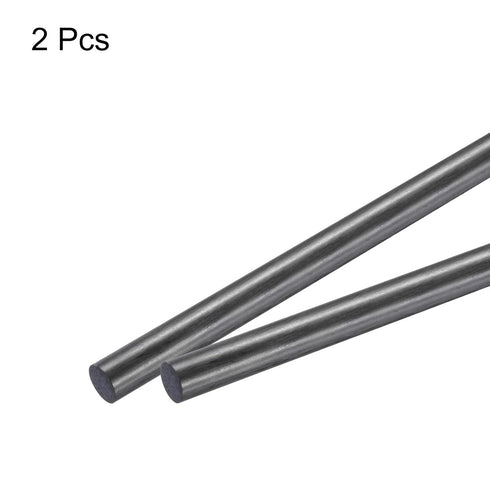 MECCANIXITY 2 Pack Carbon Fiber Rod, 12mm x 150mm for Quadcopter Arm, RC Plane DIY Tool Wing Tube