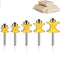 WSOOX 5PCS Bullnose Beading Router Bits with 1/4-Inch Shank Carbide-Tipped Corner Beading
