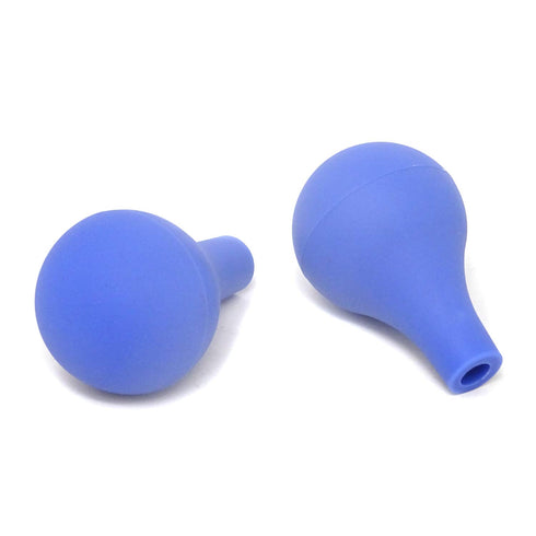 Honbay Laboratory Tool, 5PCS Blue Suction Ball Pipette Dropper Rubber Bulb, Fit for 3ml 5ml 10ml 15ml Pipettes