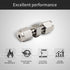 1/8 Inch Stainless Steel 304 Compression Fitting for Tube, Connect Air Line Brass Pipe, Adapt Copper Brake Hose