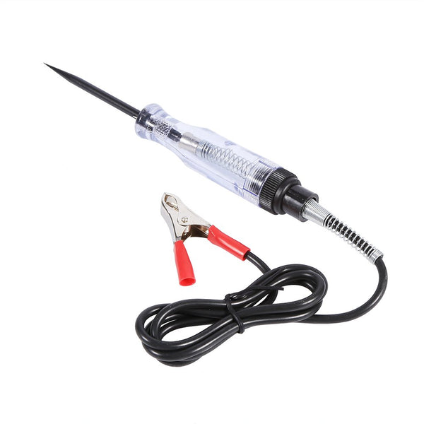 Test Light Automotive, Auto Car Truck Voltage Circuit Tester 6V 12V 24V DC with Indicator Bulb & 96cm Wire