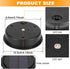 2 PCS Upgraded Solar Light Replacement Top for Outdoor Hanging Lanterns, 4.13 inch Warm White LED Solar Panel Lantern