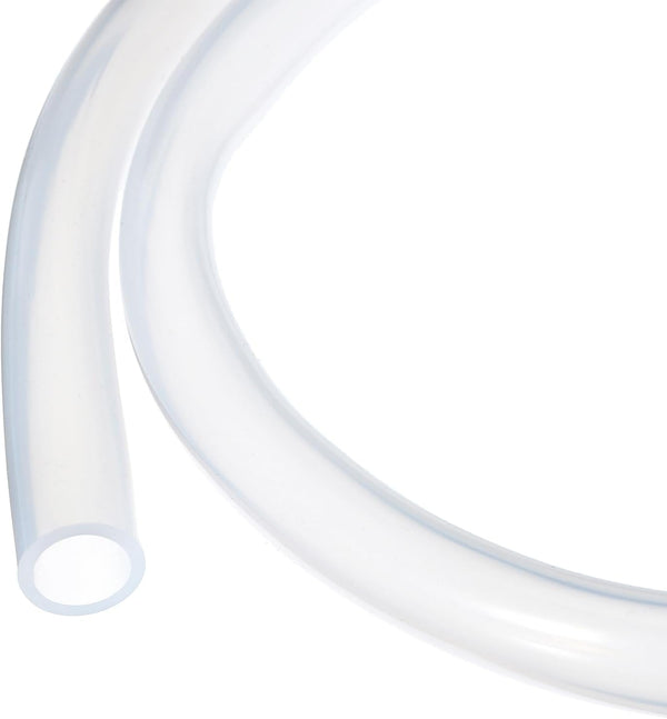 3.3ft 1/2" ID x 11/16" OD Clear Silicone Tubing, 13mm x 17mm Industrial Plastic Hoses for Pump Siphoning