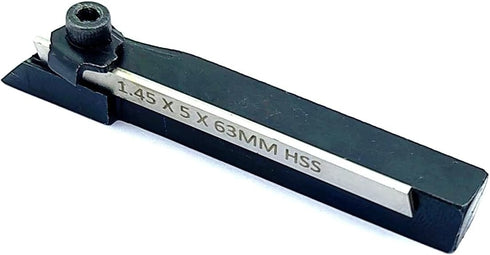 Mini Lathe Cut off Tool + HSS Blade for Emco Unimat Lathes, 10 mm Square Parting