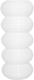 HOMSFOU Paper Floor Lamp Shade Replacement, White round Japanese Paper Lantern, Floor