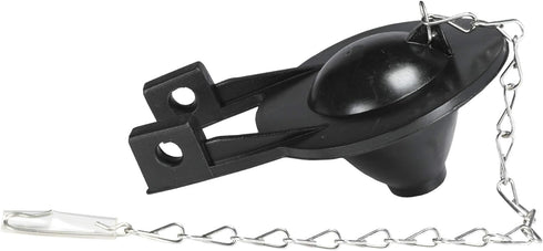 Edward Tools Universal Toilet Flapper Replacement Kit - Flexible Rubber Seal for 2 Flush Valves, Stainless Steel Chain