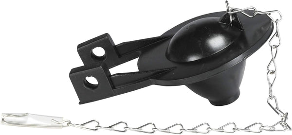 Edward Tools Universal Toilet Flapper Replacement Kit - Flexible Rubber Seal for 2 Flush Valves, Stainless Steel Chain