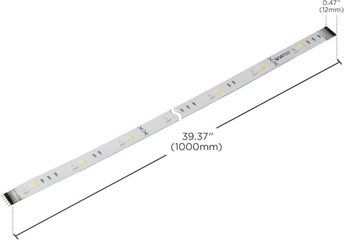 S11264 3-Foot 8 3000K-6500K, 800 Satco Starfish Indoor Extension WiFi Smart LED Color-Changing Tape Light Extension