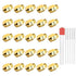 25 pcs 0.4MM Ender 3 Nozzle MK8 3D Printer Extruder Brass Nozzle for Creality Ender 3 Series