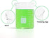 Glass Measuring Low Form Beaker Set, Graduated Beaker Set (50ml + 100ml + 250ml + 400ml + 600ml)
