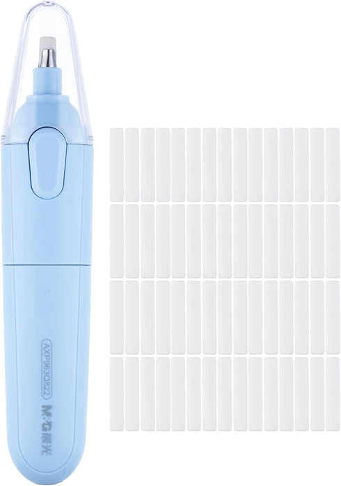 M&G Electric Eraser for Artists, Rechargeable with 60 Eraser Refills, Battery Operated for Drafting and Sketching