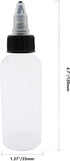 16Pcs 2 oz Bottles,PET Plastic Extruded Liquid Bottle,Hard Plastic Extruded Liquid Bottle,dropper,dispensing bottle,Laboratory wash Bottle,Watercolor Pigment Bottle, Ink Discharge Bottle(60ml) by HuoHuo