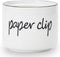 Farmhouse Paper Clip Holders, Ceramic Binder Clip Dispenser Organizer for Desk, Cute Office Push Pins Holder