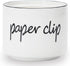 Farmhouse Paper Clip Holders, Ceramic Binder Clip Dispenser Organizer for Desk, Cute Office Push Pins Holder