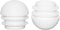 Flyshop 16-Pack Plastic End Caps Pipe Plugs Round Tube Inserts Furniture Gliders