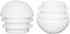 Flyshop 16-Pack Plastic End Caps Pipe Plugs Round Tube Inserts Furniture Gliders