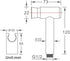 VNFOCRQJH Set, Handheld Bidet Sprayer Cloth Diaper Sprayer for Toilet Attachment, Pet Dog Bath, Bathroom Cleaning