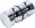 Glass Door Handle, Aluminum Alloy Drawer Knob, 1.1 Dia Single Glass Bathroom Shower Cabinet Door Handle
