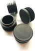12 Pack 1 1/4 Inch Round Plastic Plug, Pipe Tubing End Cap, Glide Insert Furniture Finishing Plug for Round Metal Tube