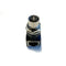 M12 4 Pin Female to RJ45 Female Connector, IP67 Waterproof Straight Adapter for Industrial Sensor D Code