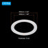 10pcs 64mm 48mm PATIKIL Tri Clamps Gasket, OD ID Sanitary TC Tri Clamps Gasket Tri Pipe Silicone Ferrule Washers Tube